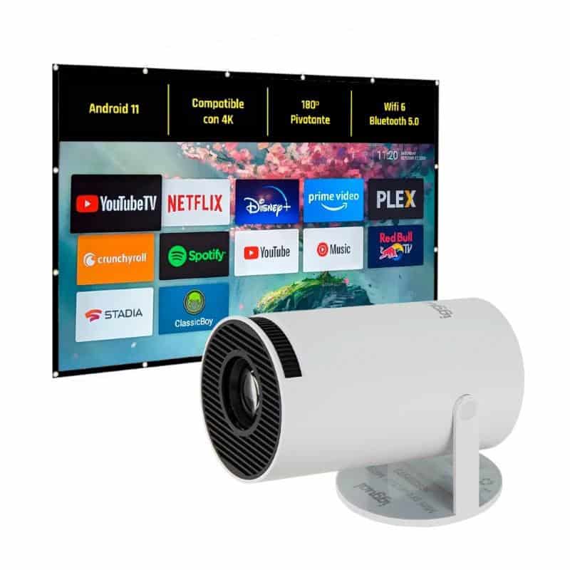 MPRPRY0540_800 iggual Pack mini proyector + pantalla 100" plegabl - Imagen 1