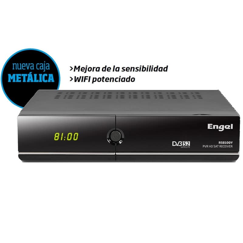 MSTSAT0033_800 Engel RS8100Y Receptor Satélite HD PVR Wf/Eth - Imagen 1