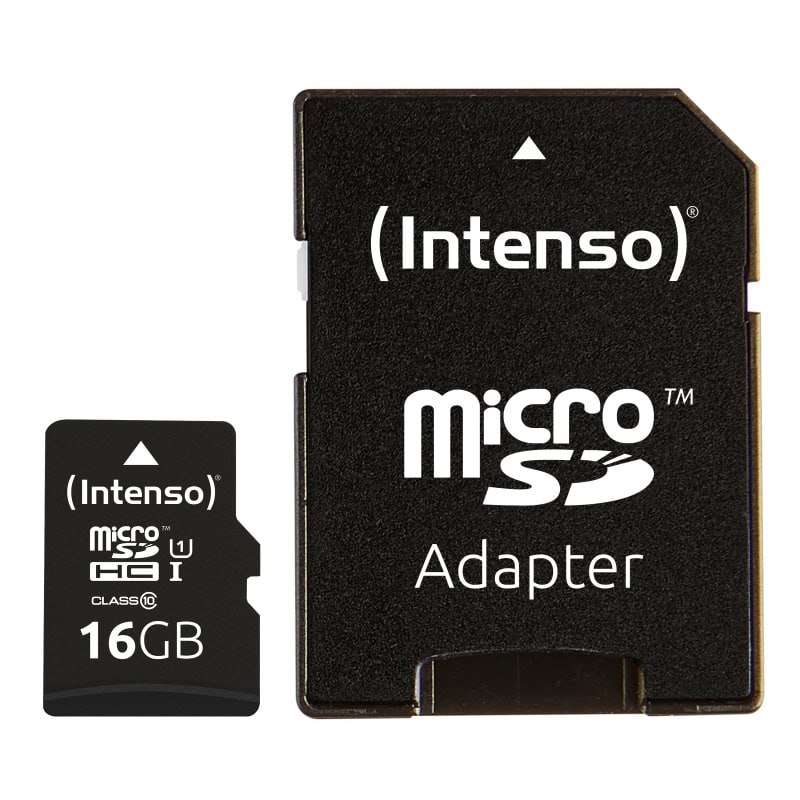 MTMSDM0200_800 Intenso 3423470 Micro SD UHS-I Premium 16GB c/adap - Imagen 1
