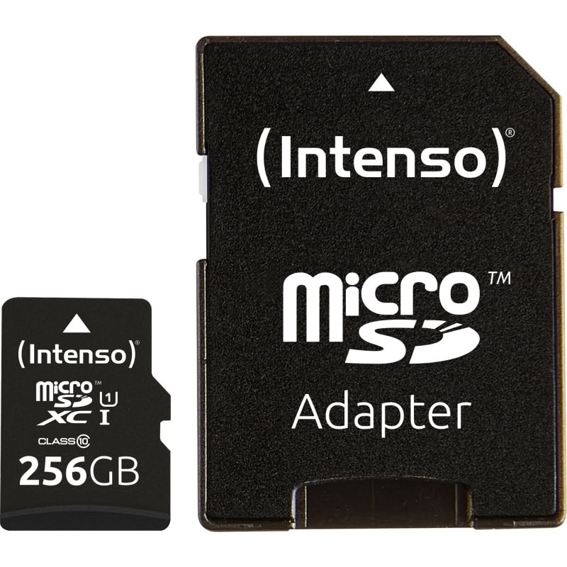 MTMSDM0229_800 Intenso 3423492 Micro SD UHS-I Premium 256G c/adap - Imagen 1