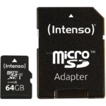Intenso 3433490 Micro SD UHS-I profesional 64GB - Imagen 4