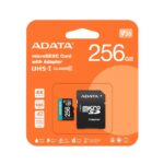 ADATA microSDXC/SDHC UHS-I U3 256GB c/adapt - Imagen 2