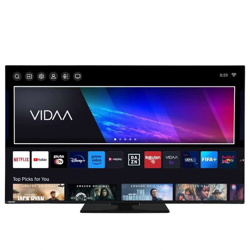 MTVLED0927_800 TOSHIBA TV 55" 55QV3463DG UHD QLED SMART TV PEANA - Imagen 1