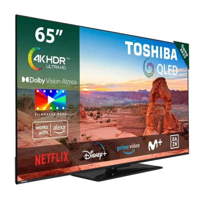 MTVLED0940_800 TOSHIBA TV 65" 65QV3463DG UHD QLED SMART TV PEANA - Imagen 1