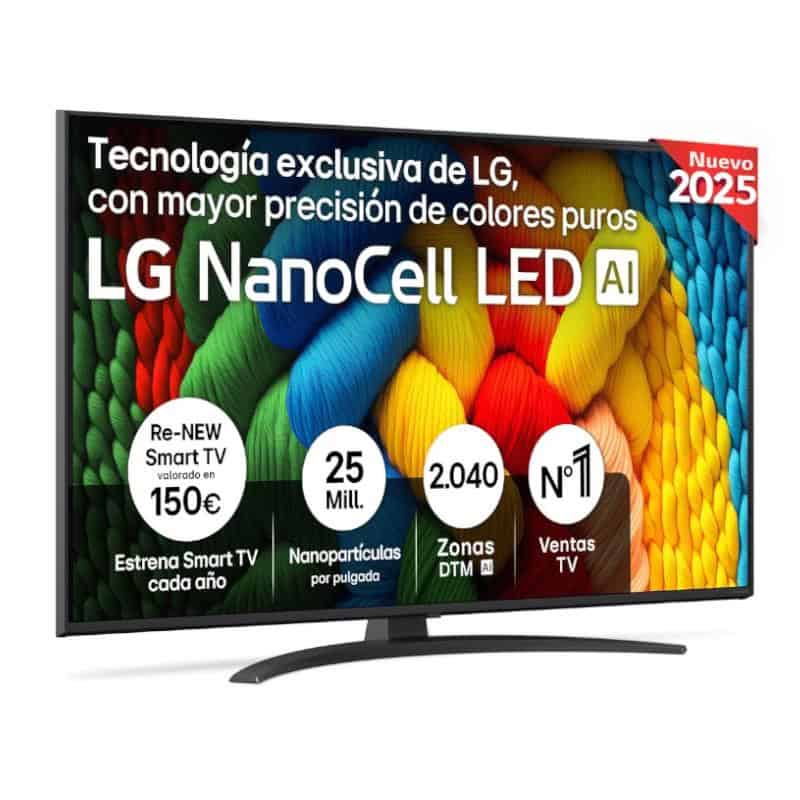MTVLED1029_800 LG 50NANO81A6A TV 50" UHD SMART TV 4K NanoCell - Imagen 1