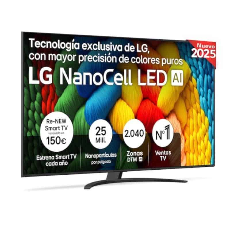 MTVLED1032_800 LG 75NANO81A6A TV 75" UHD NANOCELL ALFA7 WEBOS25 - Imagen 1
