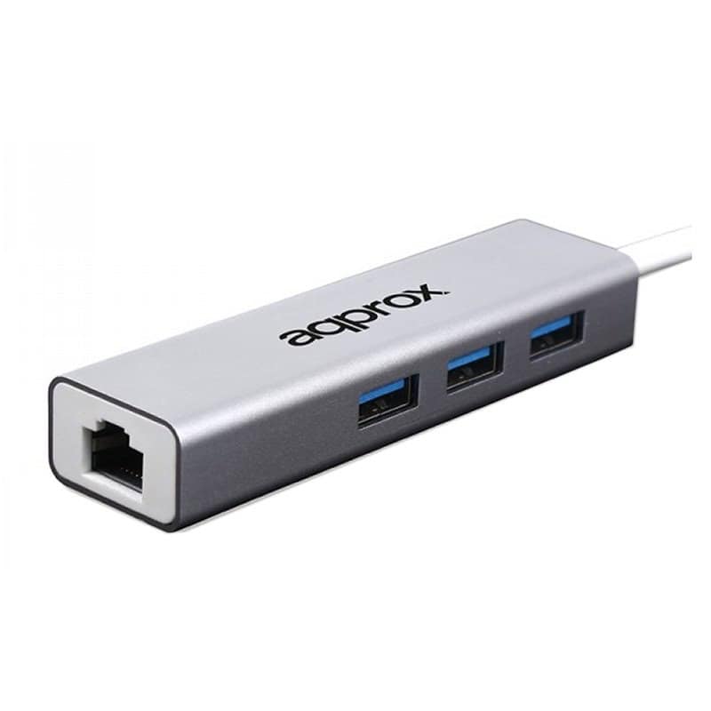 NADACA0144_800 approx APPC07GHUB Adaptador USB 3.0 Gigabit + HUB - Imagen 1