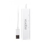 approx APPC07GHUB Adaptador USB 3.0 Gigabit + HUB - Imagen 3