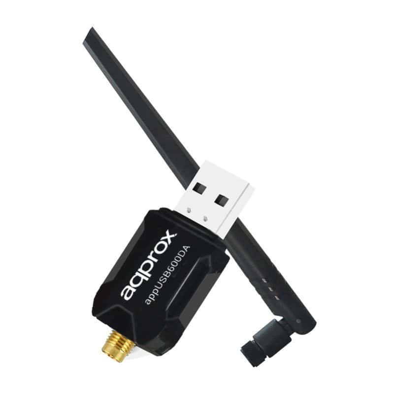 NADAIN0218_800 approx APPUSB600DA Tarjeta Red WiFi N600 USB - Imagen 1