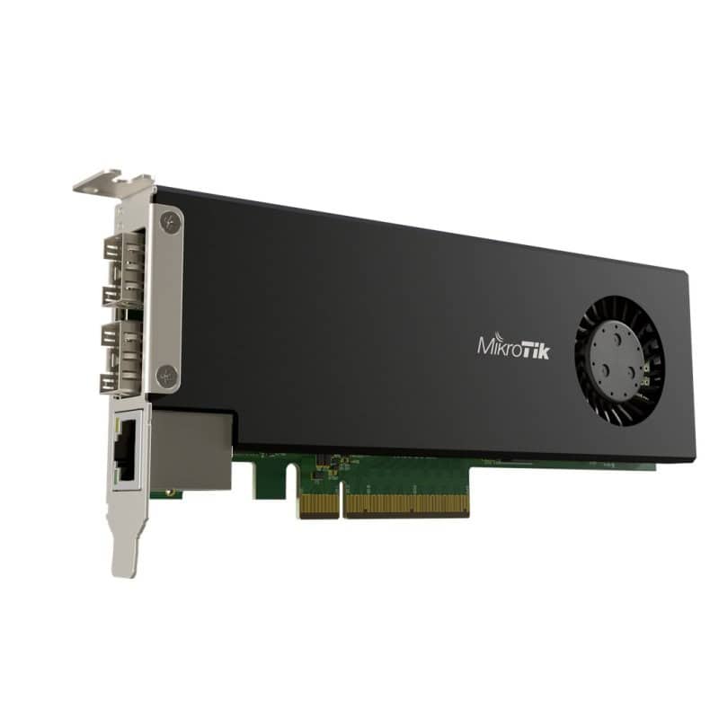 NADAIN0275_800 Mikrotik CCR2004-1G-2XS-PCIe Adap 2xSFP28 1xGbE LP - Imagen 1