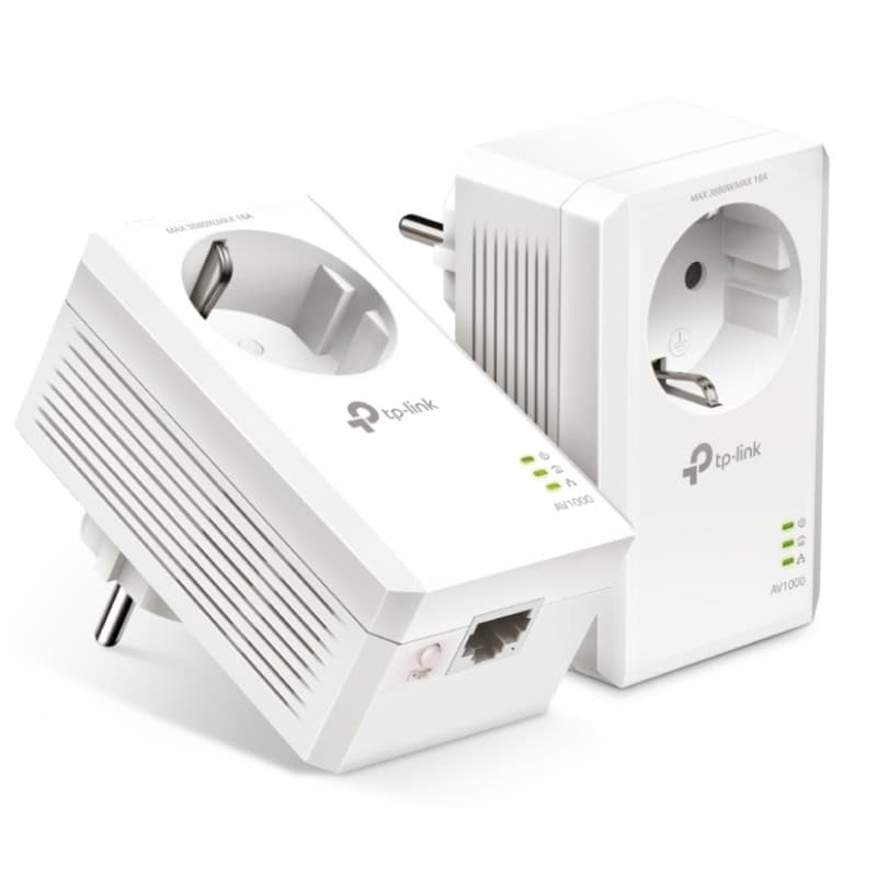 NADPOW0136_800 TP-LINK TL-PA7017P KIT Powerline AV1000 - Imagen 1