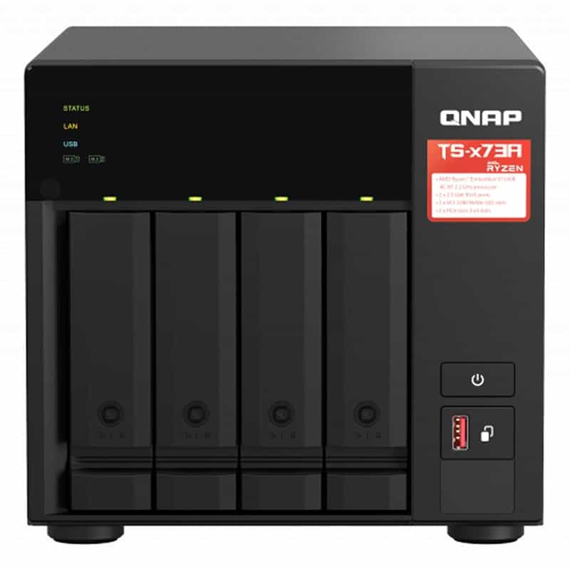 NARARS0188_800 QNAP TS-473A-8G NAS 4XHDD-Bay 2x2.5GbE 4xUSB - Imagen 1