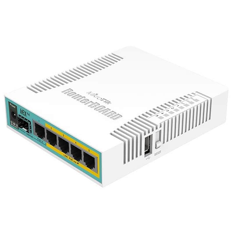 NROCAB0071_800 MikroTik RB960PGS hEX PoE Router 5xGB 1xSFP L4 - Imagen 1