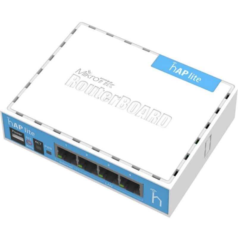 NROINA0268_800 MikroTik RB941-2nD hAP Lite 4x10/100 2.4GHz L4 - Imagen 1