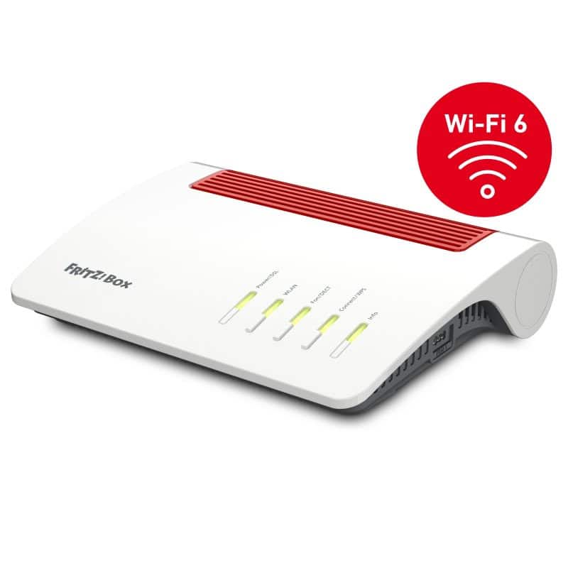 NROINA0348_800 FRITZ! Box7590 Router AX WiFi6 Mesh Dual 4xGb 1WAN - Imagen 1