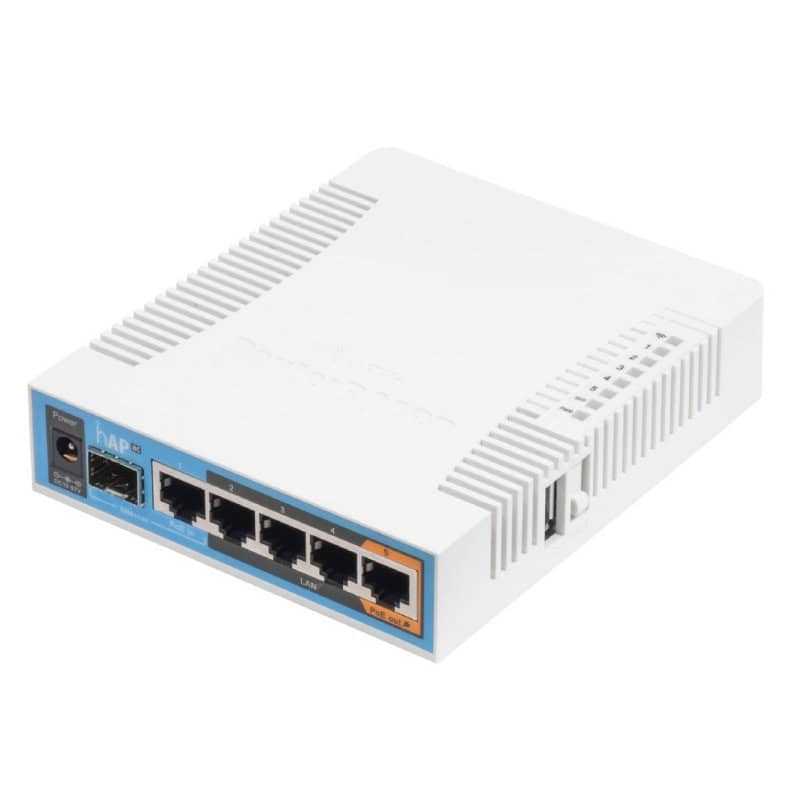 NSWPAC0236_800 MikroTik RB962UiGS-5HacT2HnT hAP AC 5xGB 1xSFP 5GH - Imagen 1