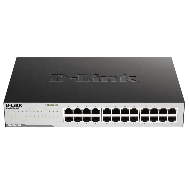 NSWSAR0143_800 D-Link GO-SW-24G Switch 24xGB Metal - Imagen 1