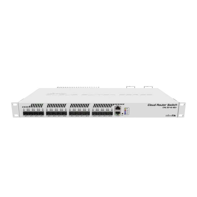 NSWSAR0188_800 MikroTik CRS317-1G-16S+RM Switch 1xGB 16xSFP+ L6 - Imagen 1