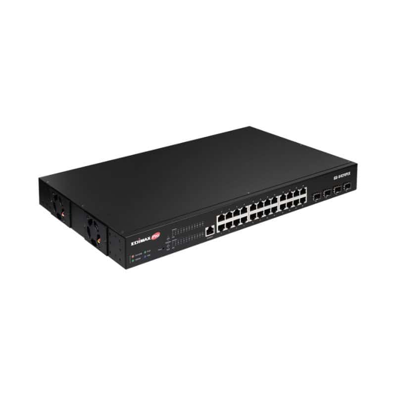 NSWSAR0261_800 Edimax GS-5424PLX 24xGB 4x10GbE SFP+ Uplink - Imagen 1