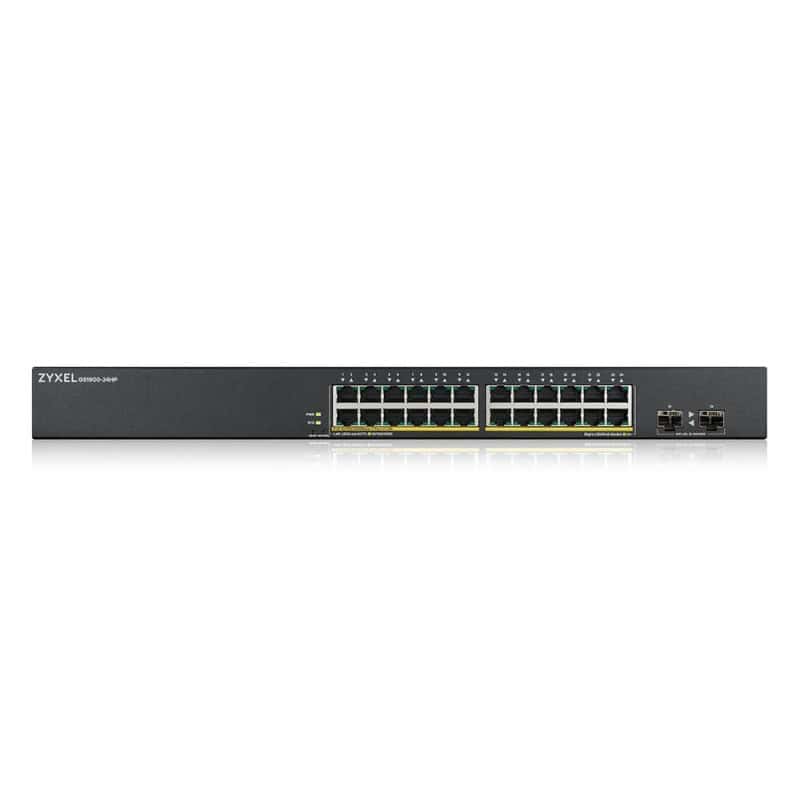 NSWSAR0270_800 ZyXEL GS1900-24HPv2 Switch L2 24xGbE PoE Rackmount - Imagen 1