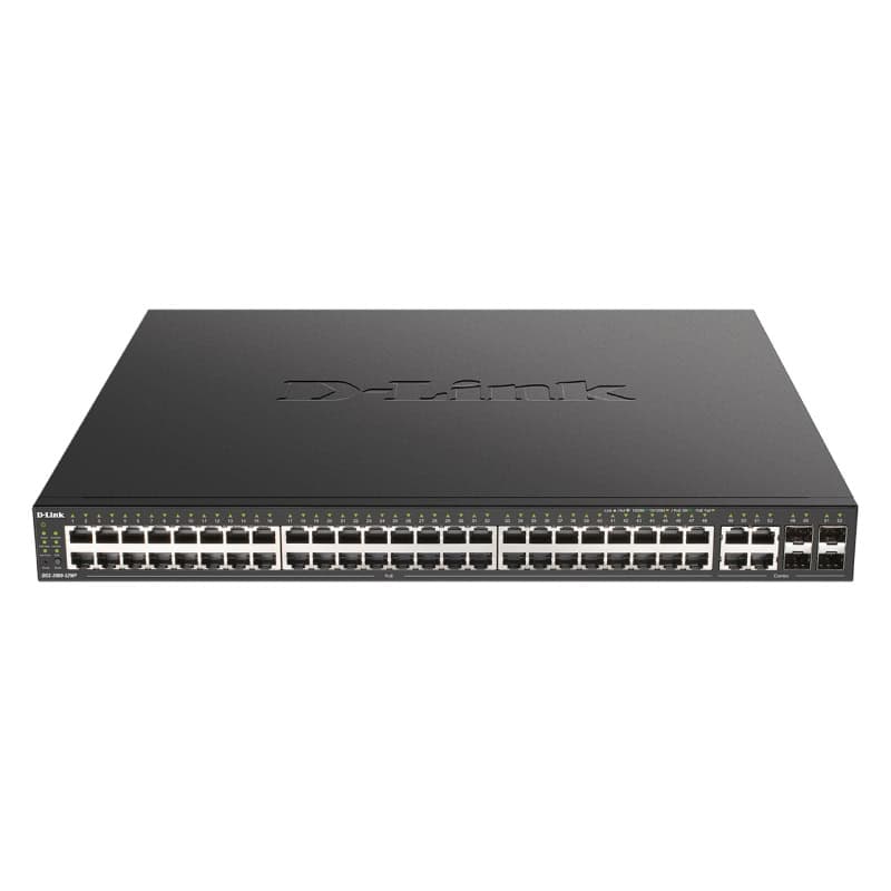 NSWSAR0280_800 D-Link DGS-2000-52MP Switch L2 48xGB PoE 4xGbE/SFP - Imagen 1