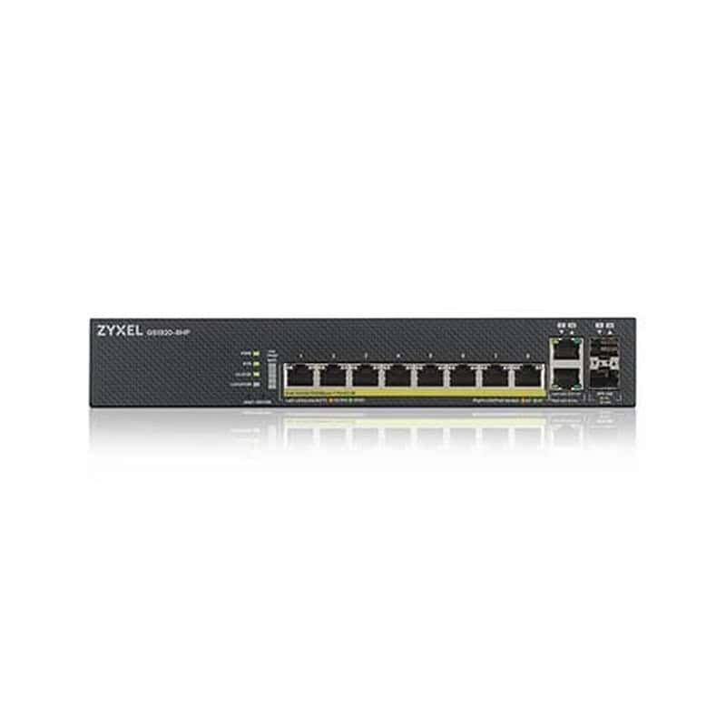 NSWSAR0291_800 Zyxel GS1920-8HPv2 Switch 8xGbE PoE 2xGb Combo - Imagen 1