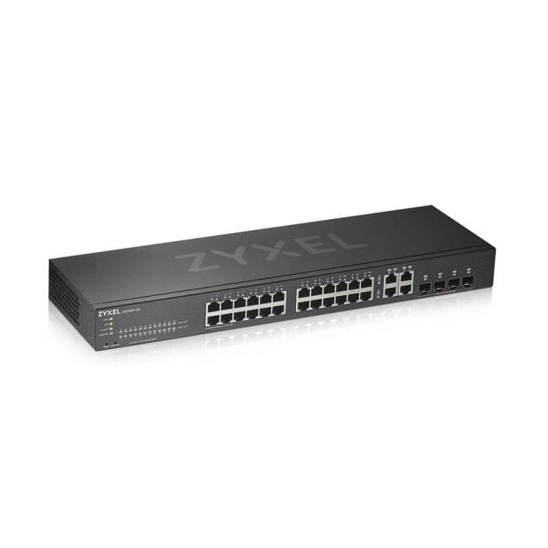 NSWSAR0292_800 Zyxel GS1920-24v2 Switch 24xGbE 4xGb Combo - Imagen 1