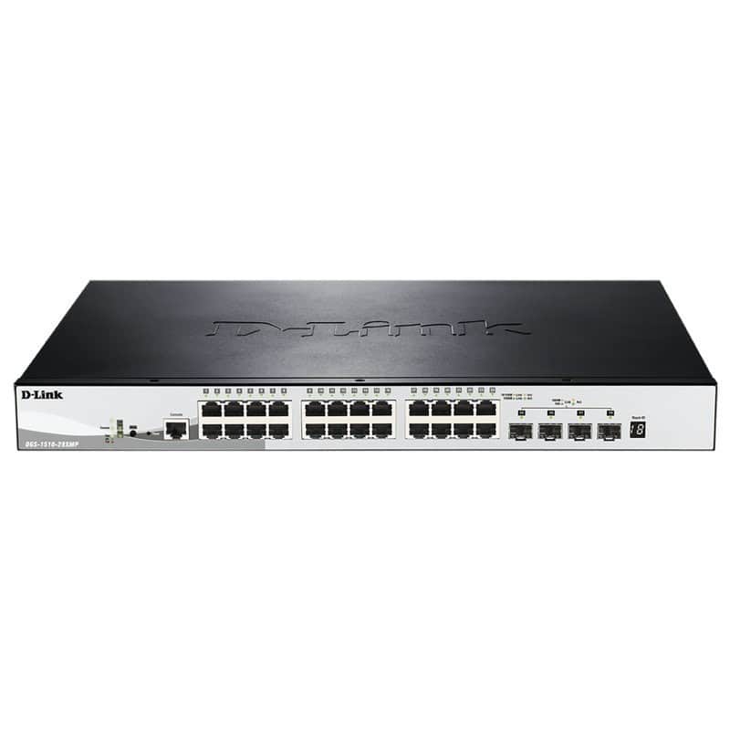NSWSAR0328_800 D-Link DGS-1510-28XMP/E Switch L2 24xGB PoE 4x10Gb - Imagen 1
