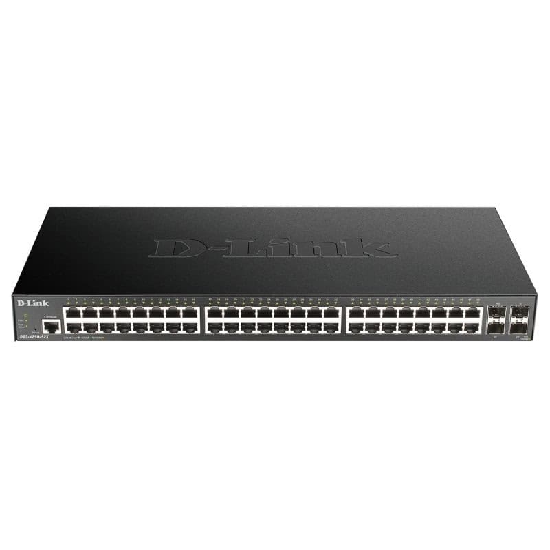 NSWSAR0332_800 D-Link DGS-1250-52X/E Switch 48xGb 4x10G SFP+ - Imagen 1