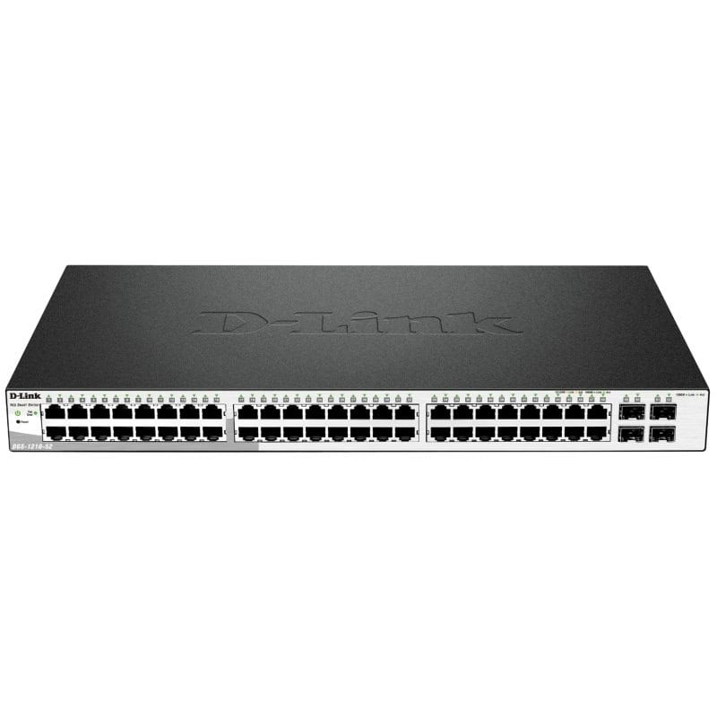 NSWSAR0338_800 D-Link DGS-1210-52/E Switch 52xGB 4xSFP Combo - Imagen 1