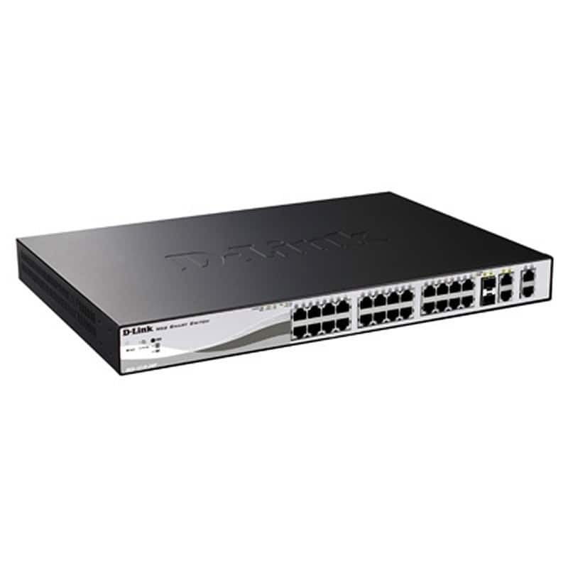 NSWSAR0341_800 D-Link DGS-1210-28P/E Switch 24xGb PoE 4xSFP Combo - Imagen 1