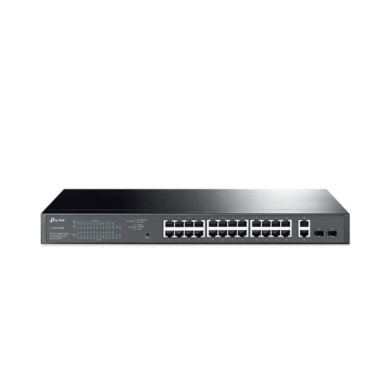 NSWSAR0364_800 TP-Link TL-SG1428PE Switch 24xGbE PoE+ 2xGbE 2xSFP - Imagen 1