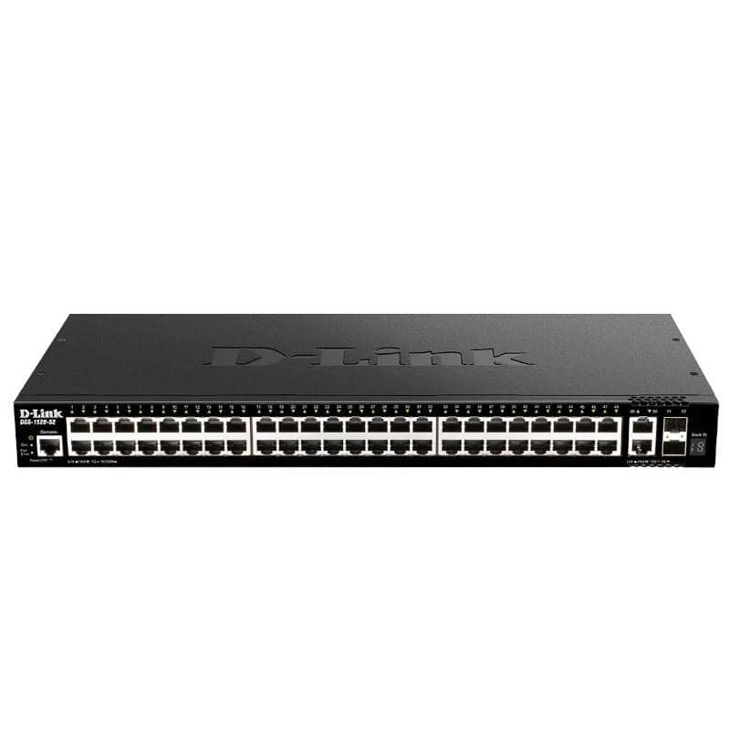 NSWSAR0388_800 D-Link DGS-1520-52/E Switch 48xGbE 2x10GbE 2xSFP+ - Imagen 1