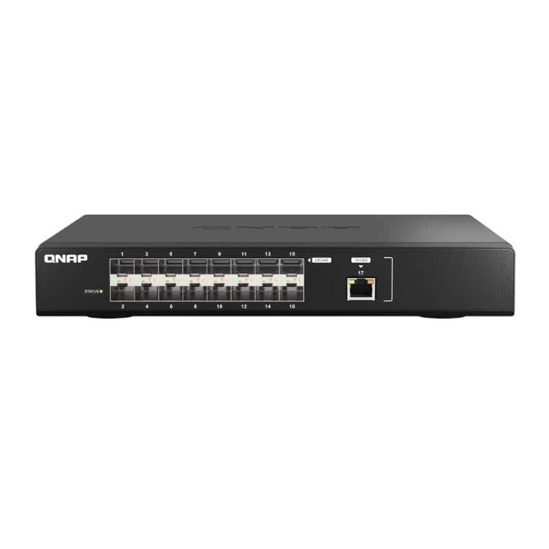 NSWSAR0392_800 QNAP QSW-M5216-1T Switch 16x25GbE SFP28 1xGbE - Imagen 1