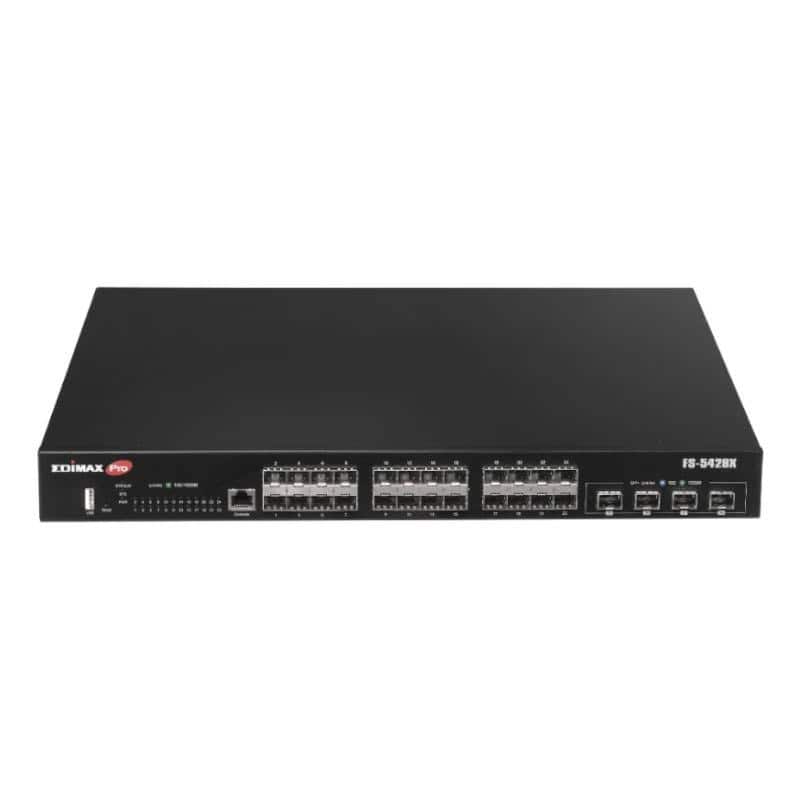 NSWSAR0446_800 Edimax FS-5428X Smart Switch 24xG SFP 4x10G SFP+ - Imagen 1
