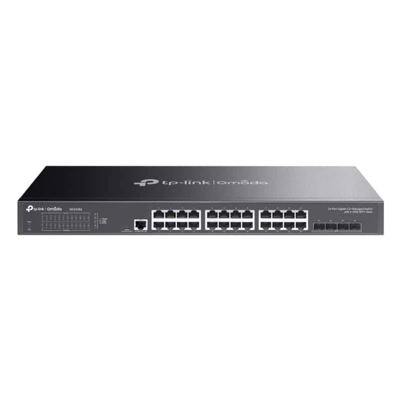 NSWSAR0449_800 TP-Link SG3428X Switch L2+ 24xG 4x10G SFP+ - Imagen 1