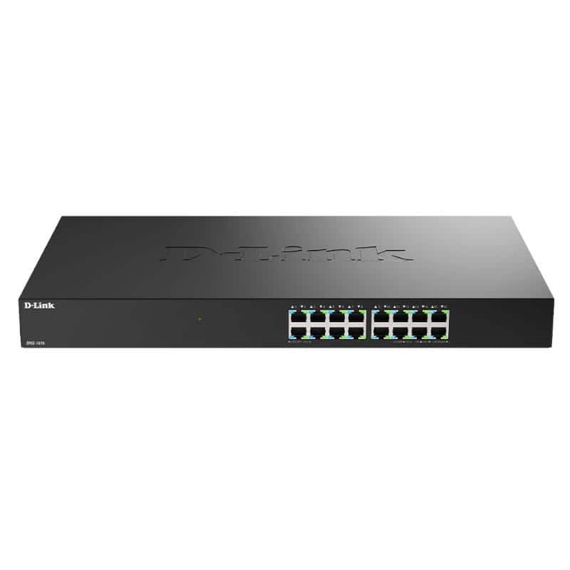 NSWSAR0470_800 D-Link DMS-1016/E 16x2.5MGb Unmanaged Switch - Imagen 1