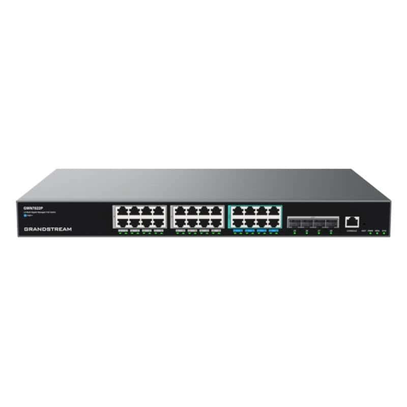 NSWSAR0478_800 Grandstream GWN7822P Switch L3 16xG PoE 8x2.5G PoE - Imagen 1