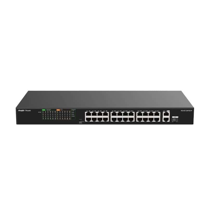 NSWSAR0499_800 Reyee 24-Port 100Mbps + 1 Uplink Port 1000Mbps + 1 - Imagen 1