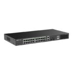 Reyee 28-Port Gigabit Smart POE Switch, 24 PoE/POE - Imagen 2