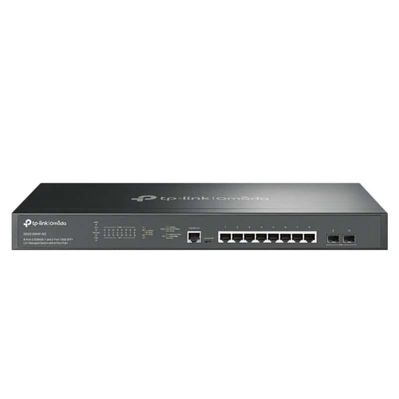 NSWSAR0511_800 TP-Link SG3210XHP-M2 Switch L2+ 8xPoE+ 2xSFP+ - Imagen 1