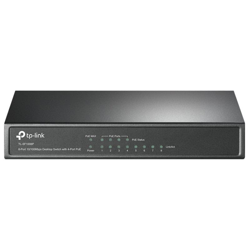 NSWSSO0083_800 TP-LINK TL-SF1008P Switch 8x10/100Mbps 4xPoE Metal - Imagen 1