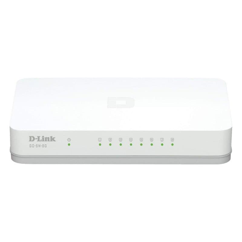 NSWSSO0114_800 D-Link GO-SW-8G Switch 8xGB Mini - Imagen 1