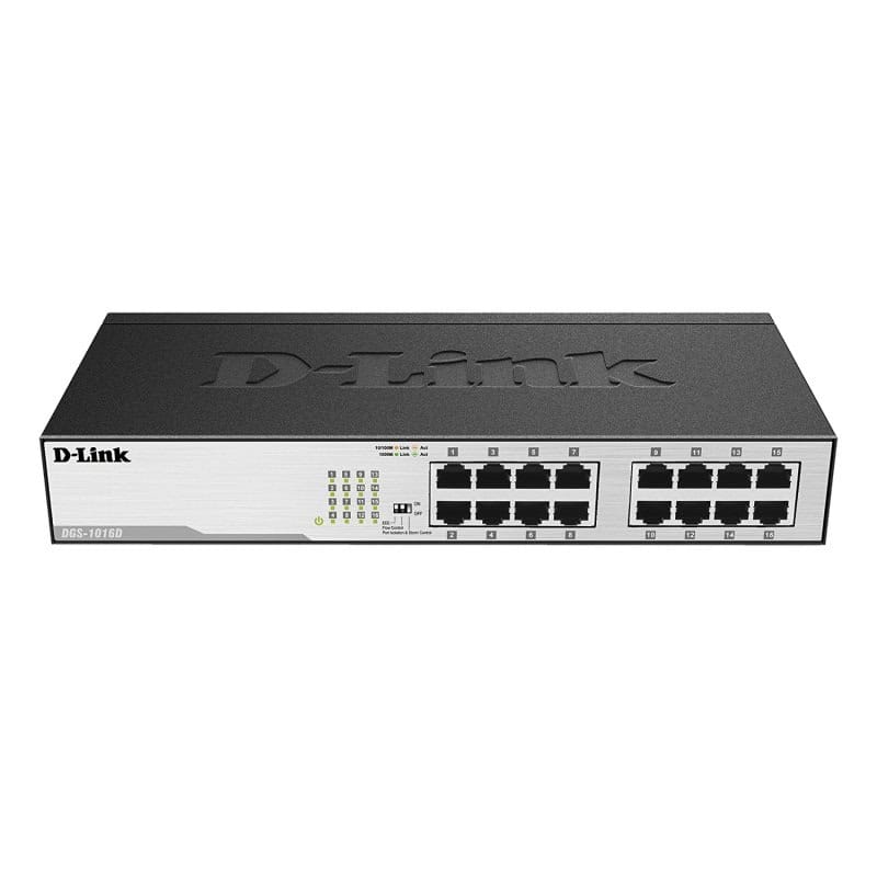 NSWSSO0121_800 D-Link DGS-1016D Switch 16xGB - Imagen 1