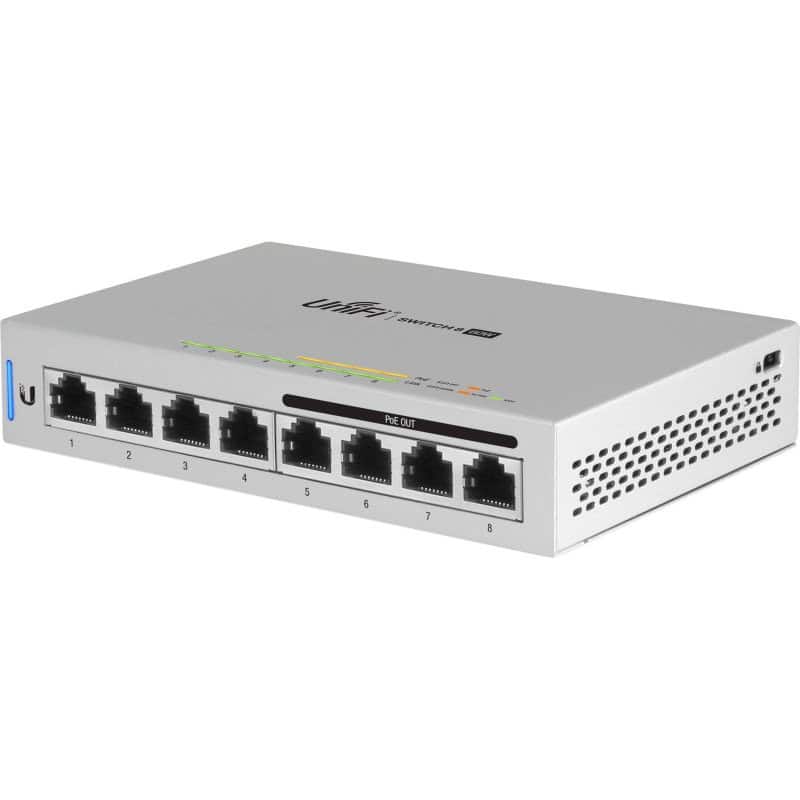 NSWSSO0203_800 Ubiquiti UniFi Switch US-8-60W 8xGB - Imagen 1