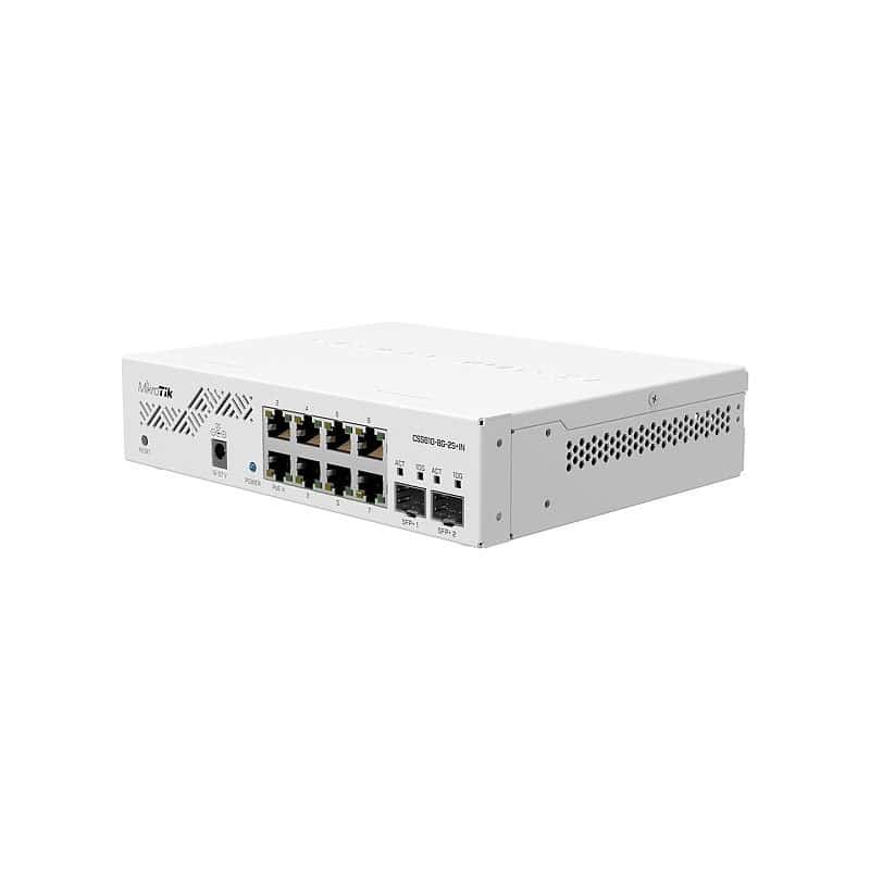 NSWSSO0271_800 Mikrotik CSS610-8G-2S+IN 8xGbE 2x10Gb SFP+ - Imagen 1