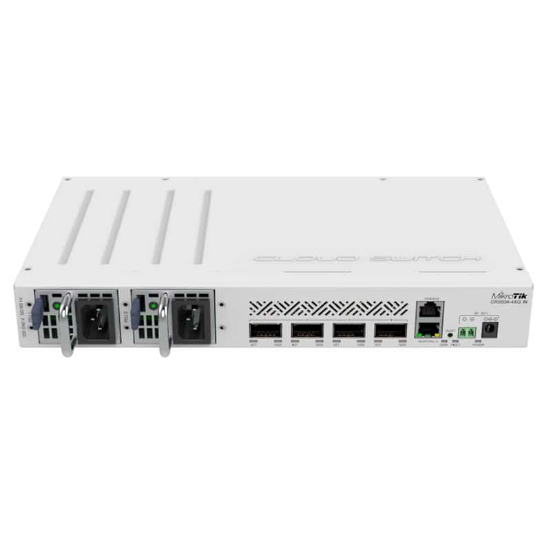 NSWSSO0294_800 MikroTik CRS504-4XQ-IN Switch 4xQSFP28 1x100MbE - Imagen 1