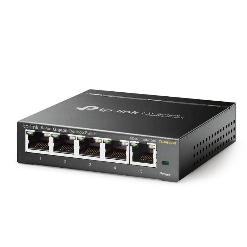 NSWSSO0328_800 TP-Link TL-SG105S Switch 5xGB RJ45 Metal - Imagen 1