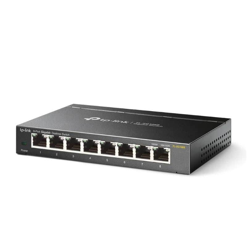 NSWSSO0329_800 TP-Link TL-SG108S Switch 8xGB RJ45 Metal - Imagen 1