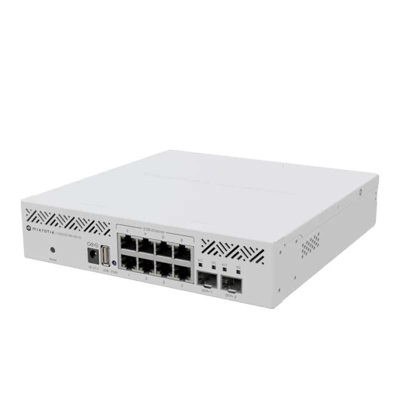 NSWSSO0334_800 MikroTik CRS310-8G+2S+IN Switch 8x2.5GbE 2xSFP+ - Imagen 1